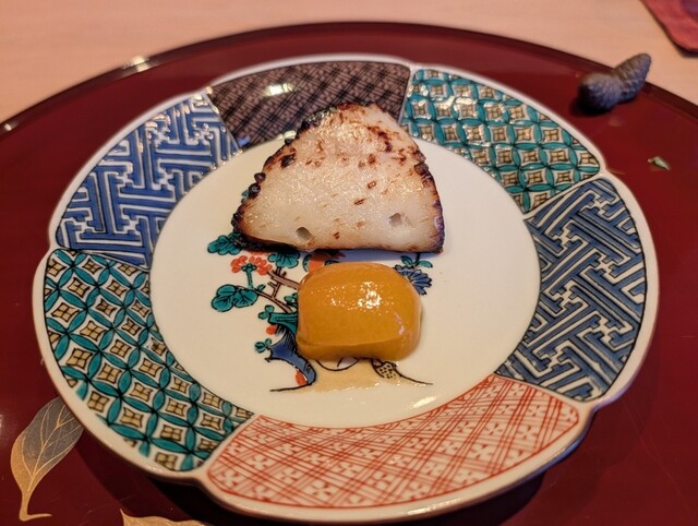 絶妙な火入れで素材の旨味を引き出した御料理心馬の焼き物